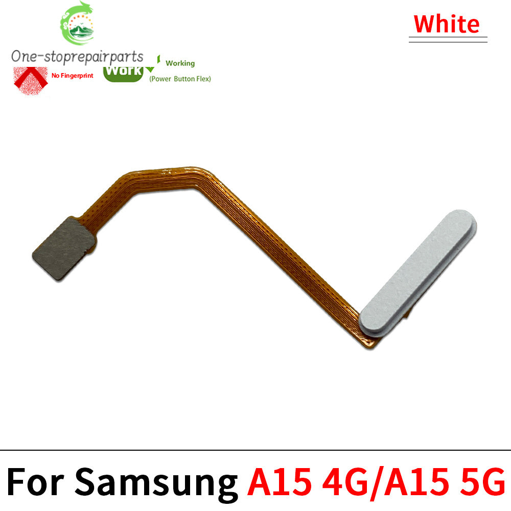New For Samsung A15 A23 A03s 4G 5G Fingerprint Sensor Home Return Key Menu Button Flex Ribbon Cable Samsung phone repair parts