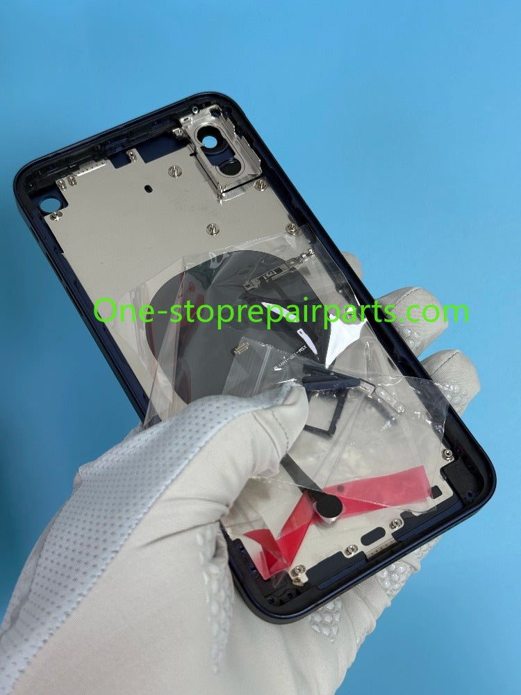 DIY Back housing For iPhone XS Max Like 17 Pro max Back Cover For iPhone XR 12 to 17 Pro 11 to 17 Pro Housing X XS Up To 17 pro iPhone phone repair parts