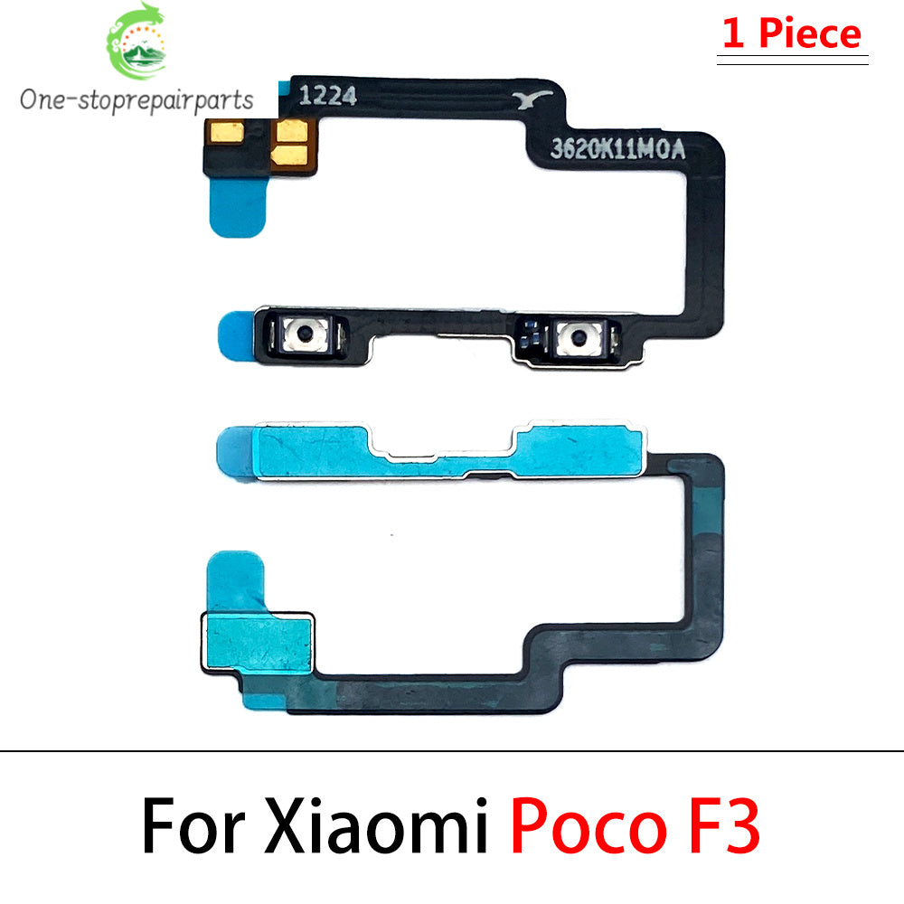 New For Xiaomi Poco F1 F2 F3 F4 F5 M3 M4 X3 X4 X5 X6 Pro 4G 5G GT Power Switch On / Off Button Volume Key Button Flex Cable  Xiaomi  Xiao mi phone repair parts