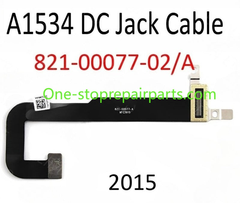 Laptop A1534 DC-IN I/O USB C Charging Power DC Jack Board Connector with Cable for MacBook Retina 12" A1534 2015 2016 2017 Year Macbook repair parts