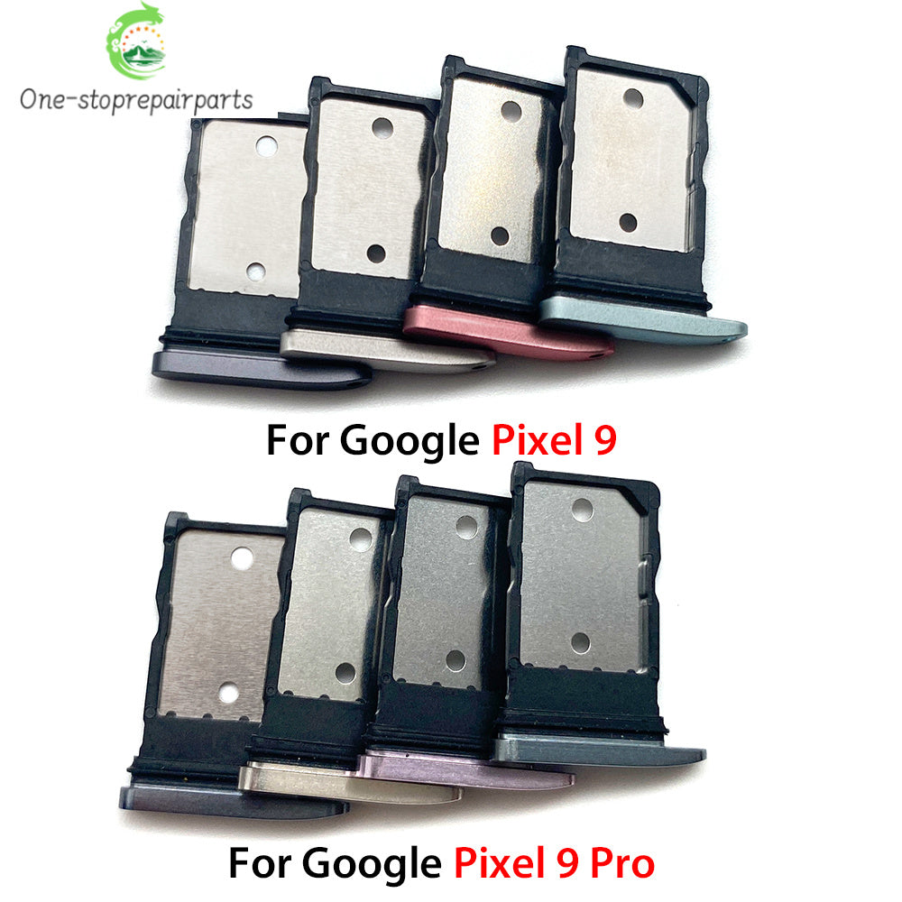 10Pcs, New For Google Pixel 9 / Pixel 9 Pro / Pixel 9 Pro XL SIM Card Slot SD Card Tray Holder Adapter Google Pixel phone repair parts
