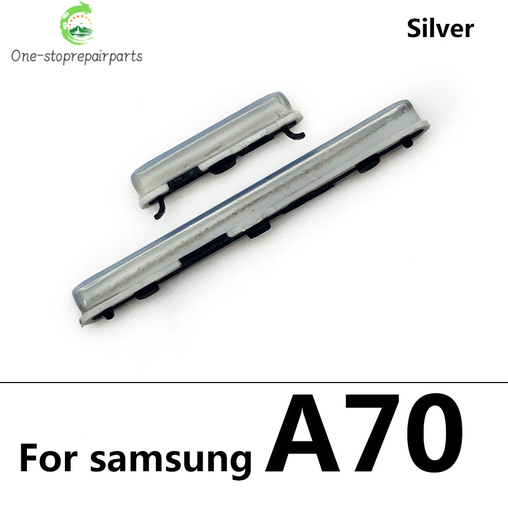10Pcs/Lot, SIde Volume Button Power ON / OFF Buttton Key Set For Samsung A31 A315F A51 A515F A70 A705F A71 A71 Replacement Part Samsung phone repair parts