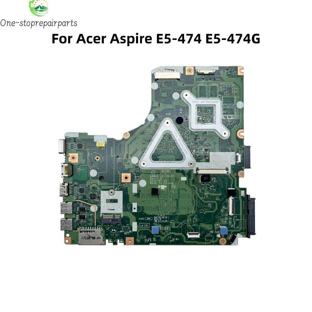 LA-C611P For Acer Aspire E5-474 E5-474G P248-M Laptop Motherboard With i5-6200U i7-6500U CPU GT920M/GT940M 2G-GPU NBG7L11002 Acer laptop repair parts