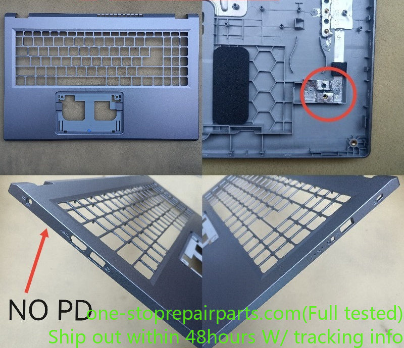 Cover case for Acer A515-58M N23C3 A315-24P N23Q11 housing bezel frame upper top palmrest keyboard bottom hinge cover