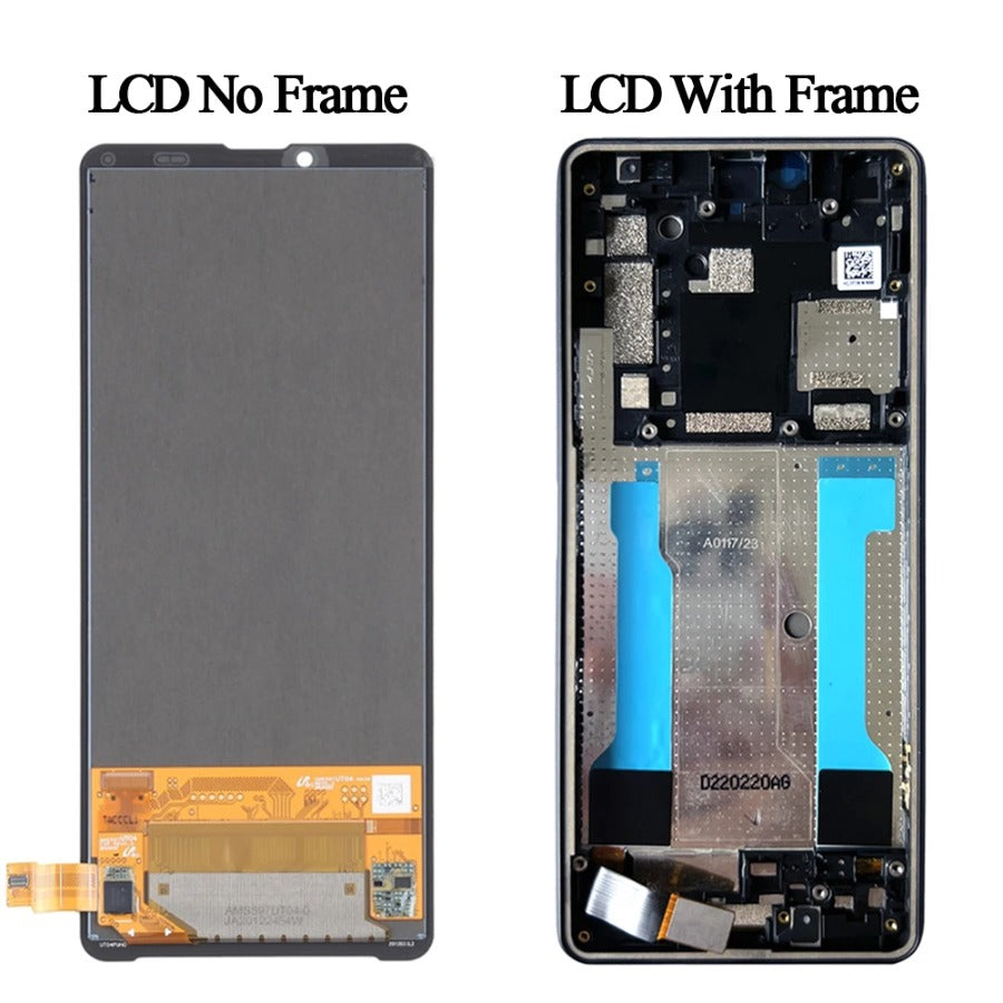Original 6.0" For Sony Xperia 10 III LCD Display +Frame Digitizer Assembly For SO-52B SOG04 XQ-BT52 Touch Screen Sony phone repair parts