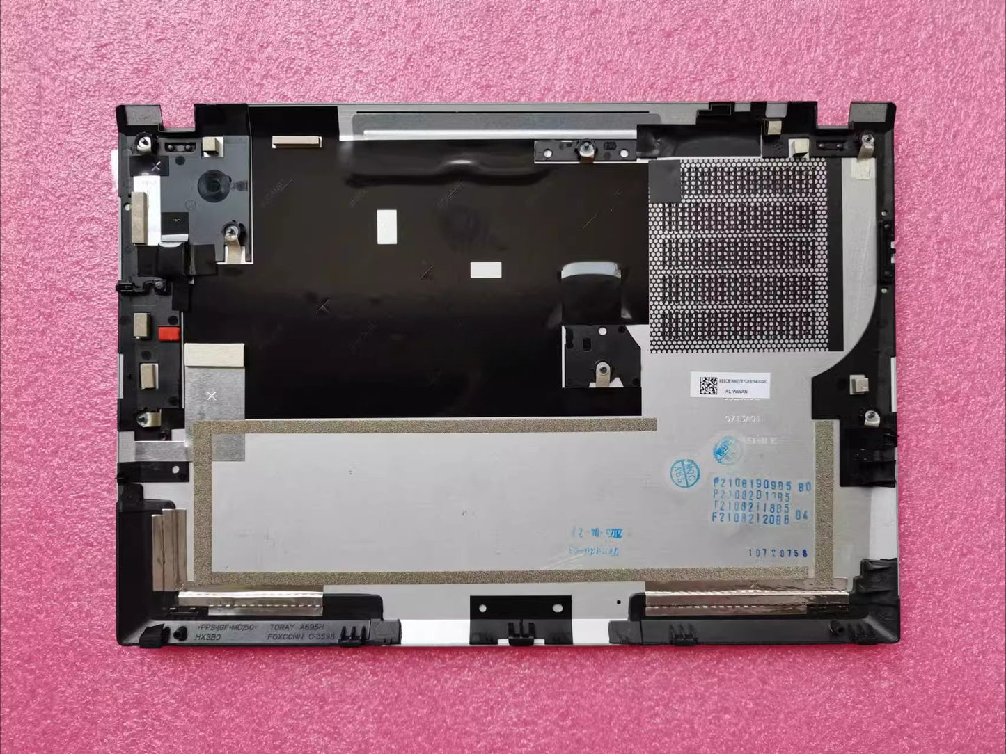 Thinkpad Lenovo X13 Gen2 D shell 4G WWAN model, bottom cover, shell 5CB0Z69287 bottom cover case