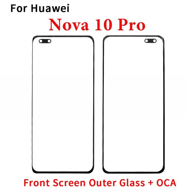 Front Screen Outer Glass With OCA For Huawei Nova 10 10Z 11 11i 12 12i Pro SE Ultra Lite Replacement Parts Huawei phone repair parts