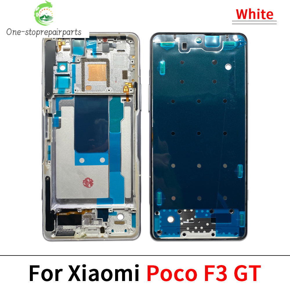 New Front Housing LCD Frame Screen Bezel Holder For Xiaomi Poco F3 F4 X3 GT M3 M4 M5s X5 X6 Pro 4G 5G Xiaomi  Xiao mi phone repair parts
