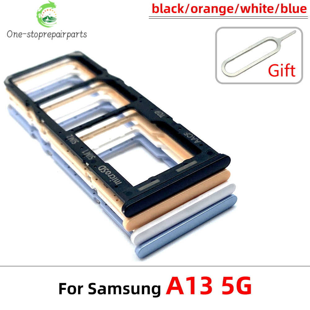 SIM Card Slot SD Card Tray Holder Adapter For Samsung A13 A14 4G 5G Replacement Spare Parts Samsung phone repair parts