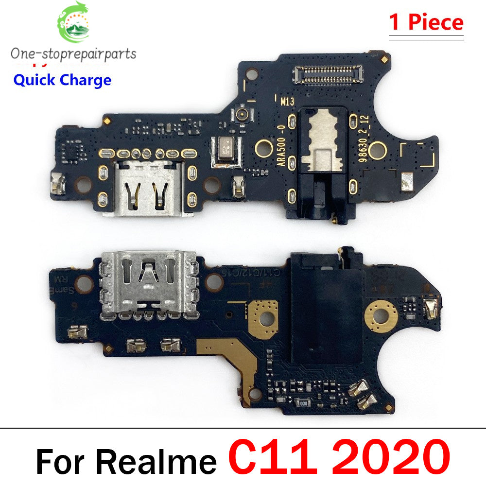 USB Charger Charging Dock Port Connector Main Mainboard Power Volume Flex Cable For OPPO Realme C11 2020 2021 Realme phone repair parts