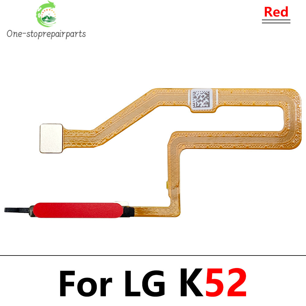 New For LG K42 K52 Home Button FingerPrint Touch ID Sensor Flex Cable Ribbon Replacement Parts  LG phone repair parts