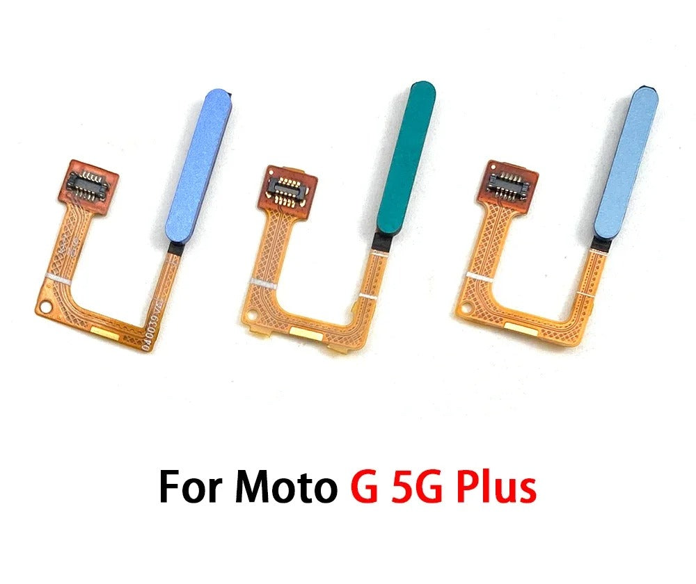 10Pcs, New For Motorola Moto G 5G Plus G Power 2021 Home Button FingerPrint Touch ID Sensor Flex Cable Replacement Parts Motorola phone repair parts