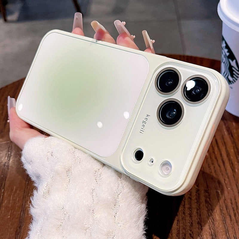 Gradually change the halo to become larger in seconds for iPhone 17promax mobile phone case The new iPhone16 seconds becomes 17pro large window Dopamine with lens film Women's protective case Phone accessories
