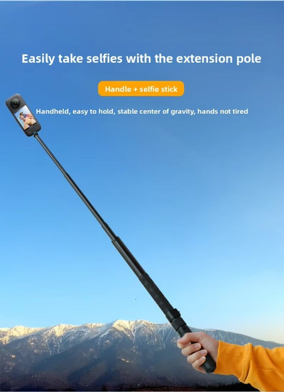Bullet Time Rotating Handle Tripod Stand for Insta360 X5 X4 Air X3/ DJI Osmo 360 Panoramic Action Digital Camera Accessories