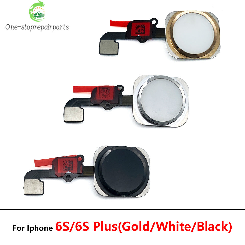 Home Button For iPhone 6 6P 6s Plus Menu HomeButton Key With Flex Cable Replacement Parts iPhone phone repair parts