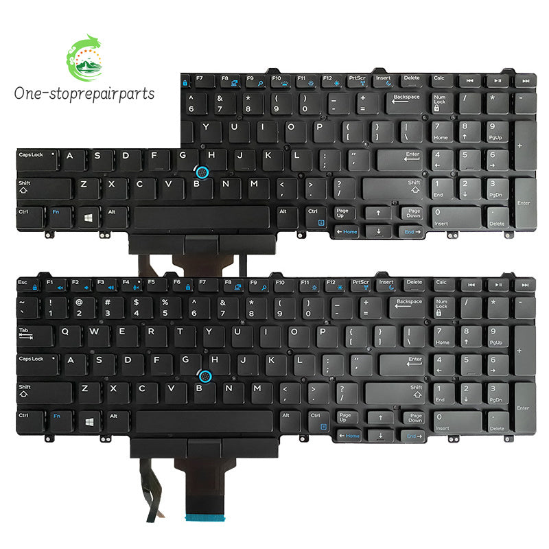 New Original Laptop Keyboard For DELL E5550 Precision 3510 3520 3530 M3510 7510 7710 M7720 M7520 E5570 Dell laptop repair parts