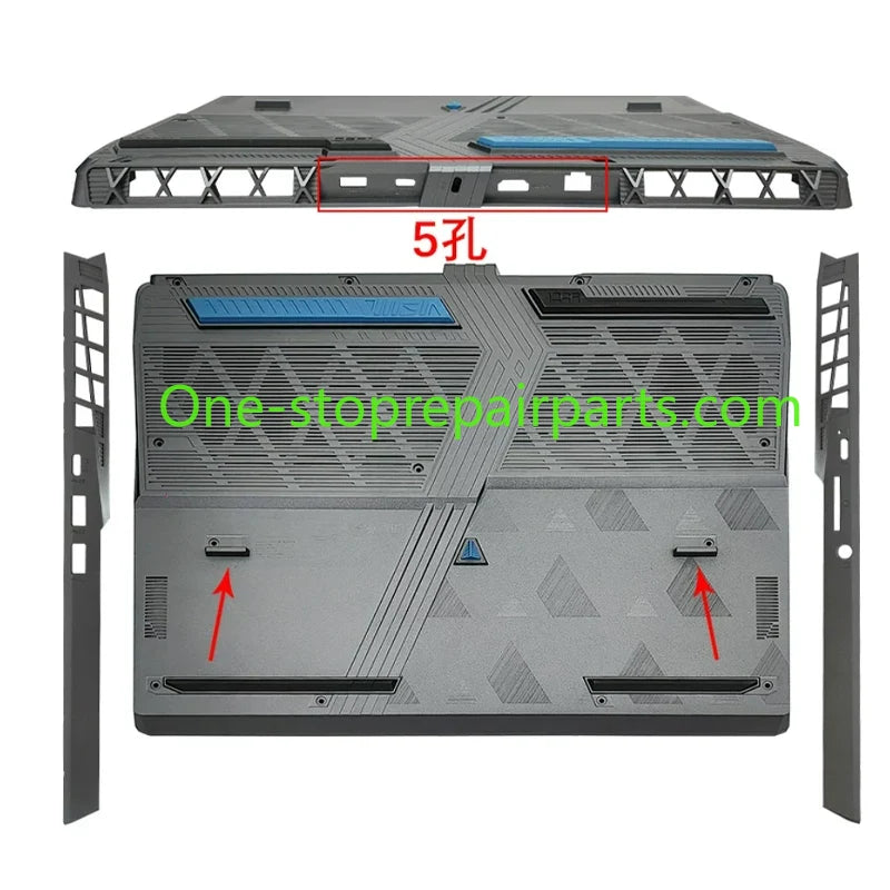 Cover case for Titan Vector GP78HX GP78 MS-17S1 17S2 17HX top cover screen frame palm support bottom shell pressure strip hinge MSI laptop repair parts