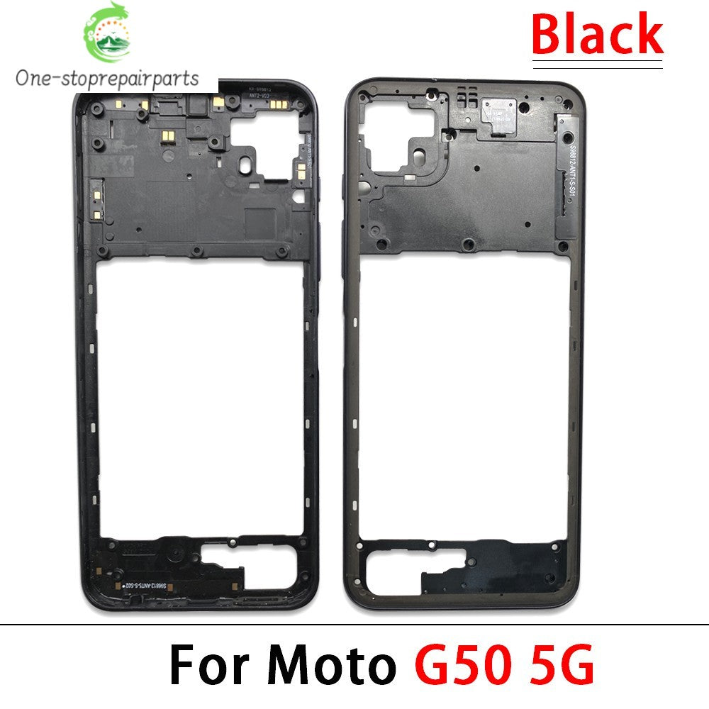 10Pcs/Lot, New For Motorola Moto G13 G23 G53 G31 G41 G71 G50 5G  Housing Middle Frame Bezel Middle Plate Cover Motorola phone repair parts