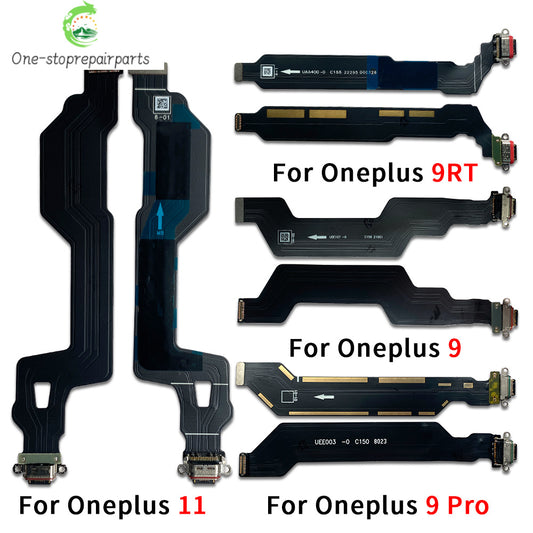 Type-C USB Charging Dock Port Jack Connector Charger Board Flex Cable For Oneplus 7 7T 8 9 10 11 Pro 9R 9RT 10R Nord N10 N100 5G OnePlus phone repair parts