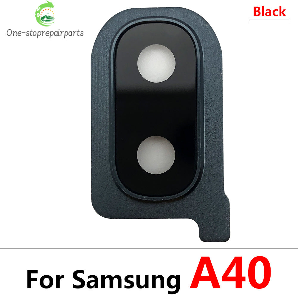 New Housing Back Rear Camera Glass Lens With Cover Frame Holder For Samsung A10 A20 A30 A40 A50 A70 A105F A205F A305F A505F A705 Samsung phone repair parts