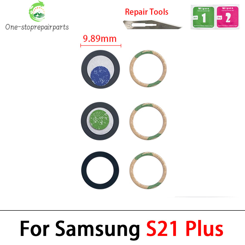 New Back Rear Camera Glass Lens For Samsung A32 A52 A72 A82 S21 S22 S23 Plus Ultra With Adhesive Repacement Parts Samsung phone repair parts