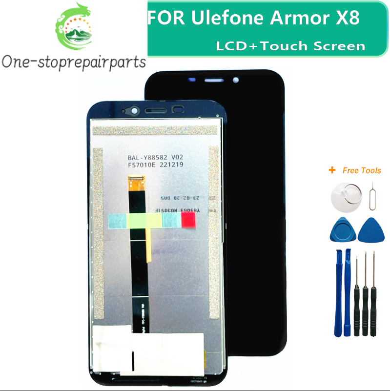 New Original 5.7 inch For ULEFONE ARMOR X8 LCD Display + Touch Screen Replacement For Armor X8 Pro Mobile Phone Parts Other Brand Phone repair parts