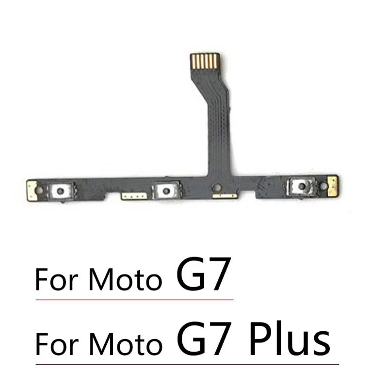 50Pcs, Volume Button Power Switch On Off Button Flex Cable For Motorola Moto G5 G6 G8 G7 G9 Plus Play Power Lite Motorola phone repair parts