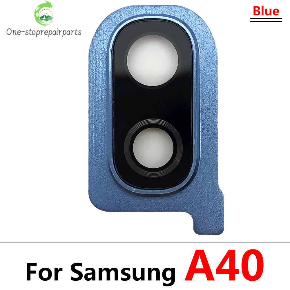 New Housing Back Rear Camera Glass Lens With Cover Frame Holder For Samsung A10 A20 A30 A40 A50 A70 A105F A205F A305F A505F A705 Samsung phone repair parts