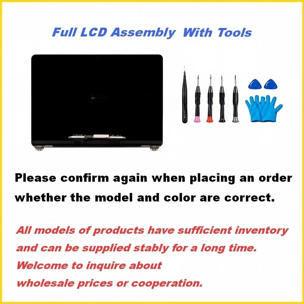 New LCD Screen Assembly for MacBook Pro Air A2681 A3113 A2338 A2337 A2289 A2251 A2179 A2159 A1989 A1706 A1708 Display Macbook repair parts