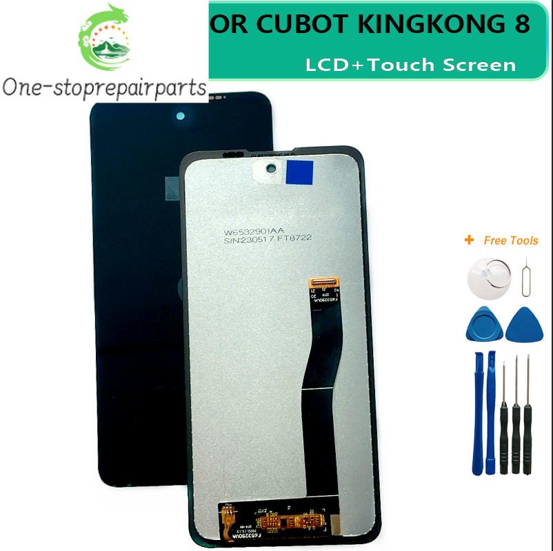 NewFor Cubot KingKong 8 LCD Display Touch Screen Sensor Glass Digitizer Assembly For Cubot KingKong8 LCD Replacement RepairParts Other Brand Phone repair parts