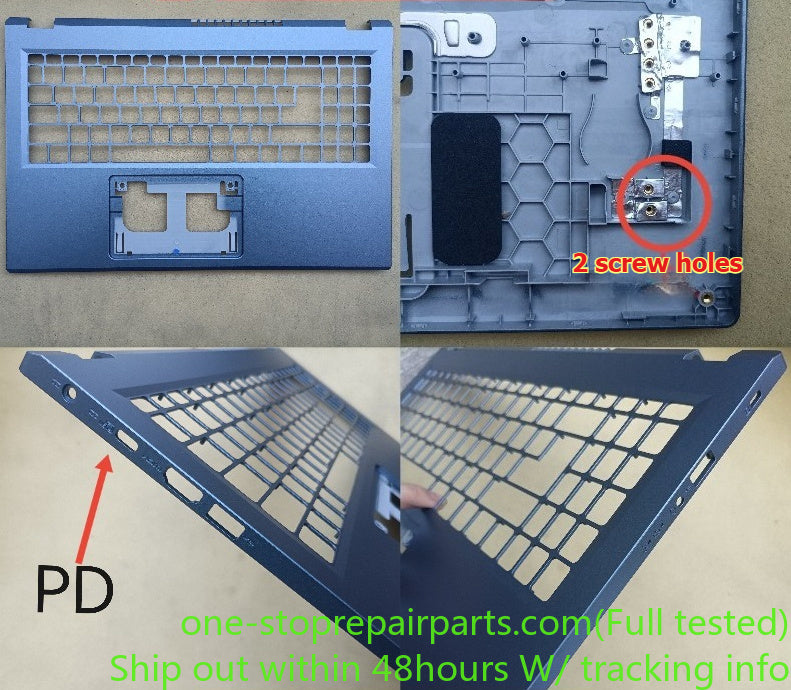 Cover case for Acer A515-58M N23C3 A315-24P N23Q11 housing bezel frame upper top palmrest keyboard bottom hinge cover