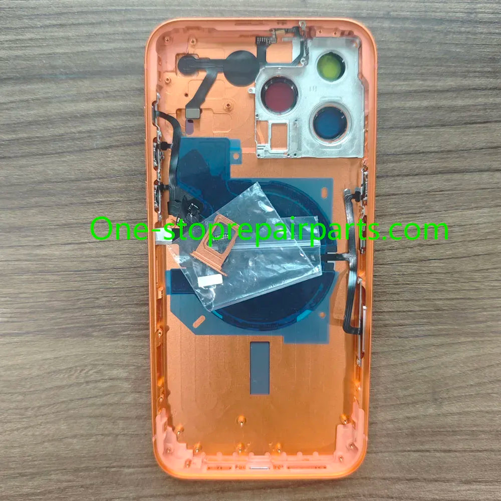 Pre-Installed Modified Back Housing For Iphone 14 Pro Max Convert To 17 Pro Max Middle Frame Housing 14Pm Diy Like 17Pm + Tray iPhone phone repair parts