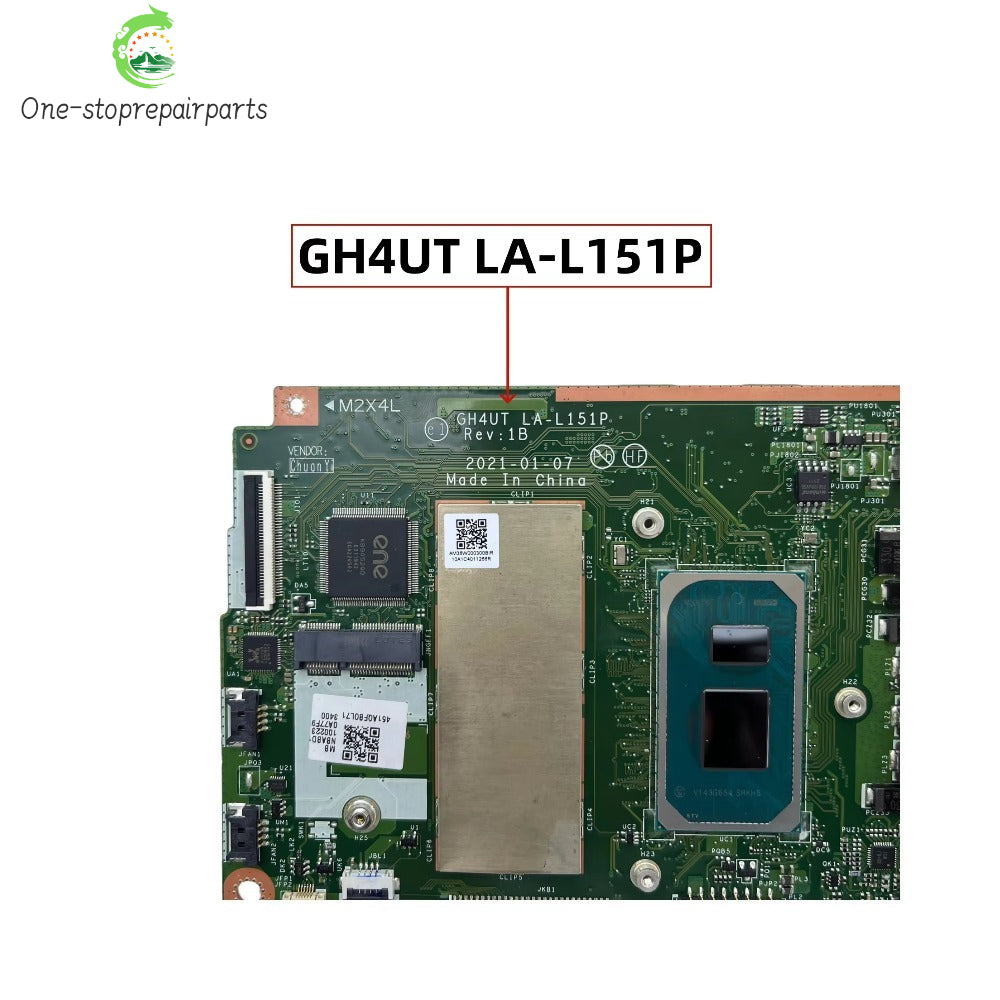 GH4UT LA-L151P For Acer Swift 3 SF316-51 Laptop Motherboard With i5-11300H i7-11370H CPU 16GB-RAM NB.ABD11.002 NBABD11004 Acer laptop repair parts