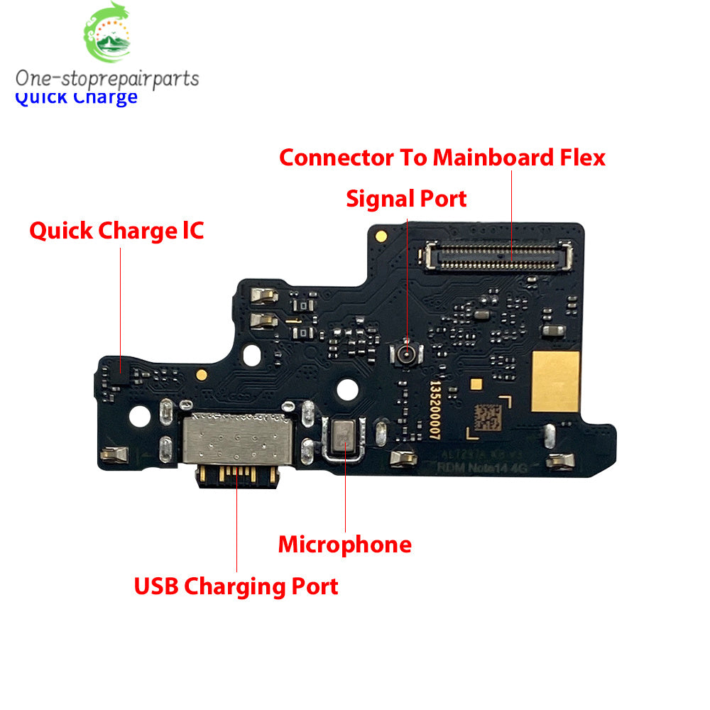 New For XIaomi Redmi Note 14 Pro Plus 4G 5G USB Charging Port Dock Charger Plug Connector Main Board Flex Cable  Xiaomi  Xiao mi phone repair parts