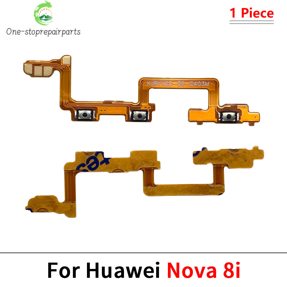 Power On Off Volume Side Button Key Flex Cable For Huawei Nova 8 8i 9 10 11 11i 12 12i Pro Se Y61 Y91 Huawei phone repair parts