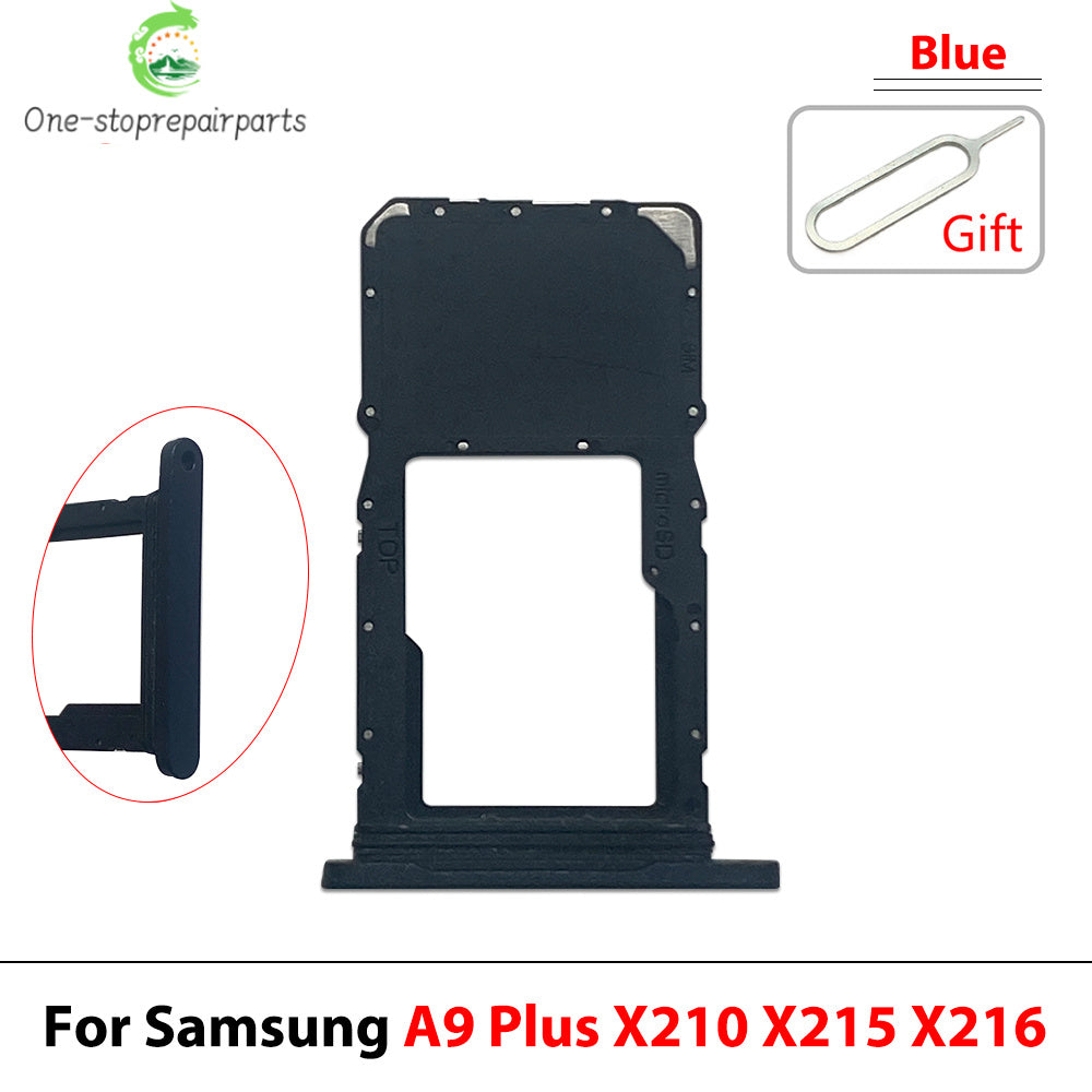 New For Samsung Tab A9+ A9 Plus 11" X210 X215 X216 SIM Card Tray Slot Micro SD Chip Holder Pocket Drawer Dual Single SIM Card Samsung phone repair parts