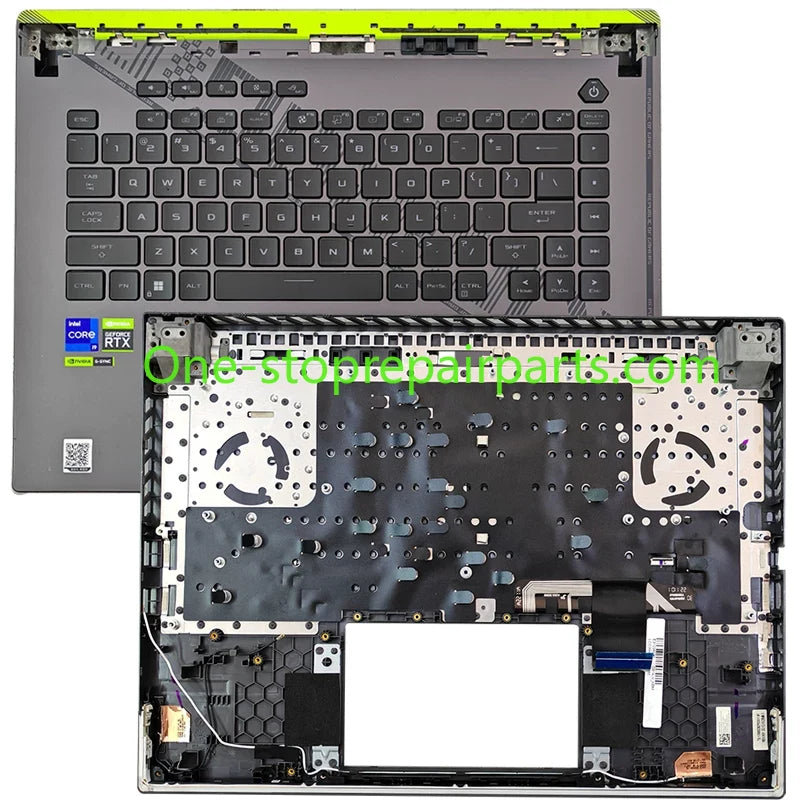Upper top case keyboard assembly for ASUS ROG Strix Scar 16 ROG Strix 7 8 G16 G614JV-AS73 SCAR 16 G614J G614P G634J 2023 2024 year Palmrest keyboard assembly ASUS laptop repair parts