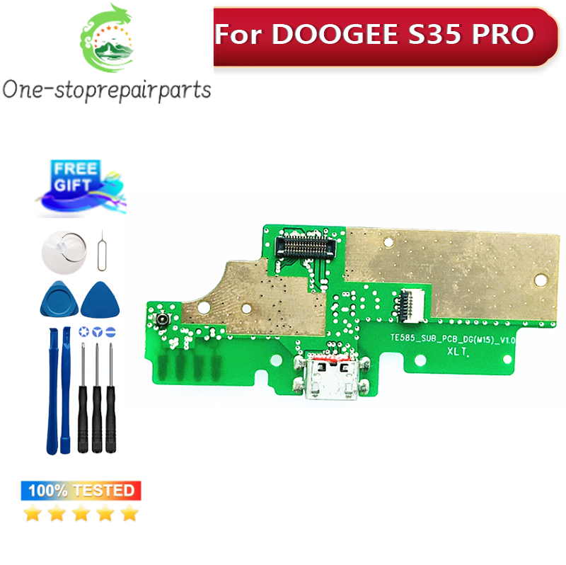DOOGEE S35 Pro S88 Pro USB Board Charging Port Board Module With Mic+Vibrator For S88 Pro Board Doogee phone repair parts