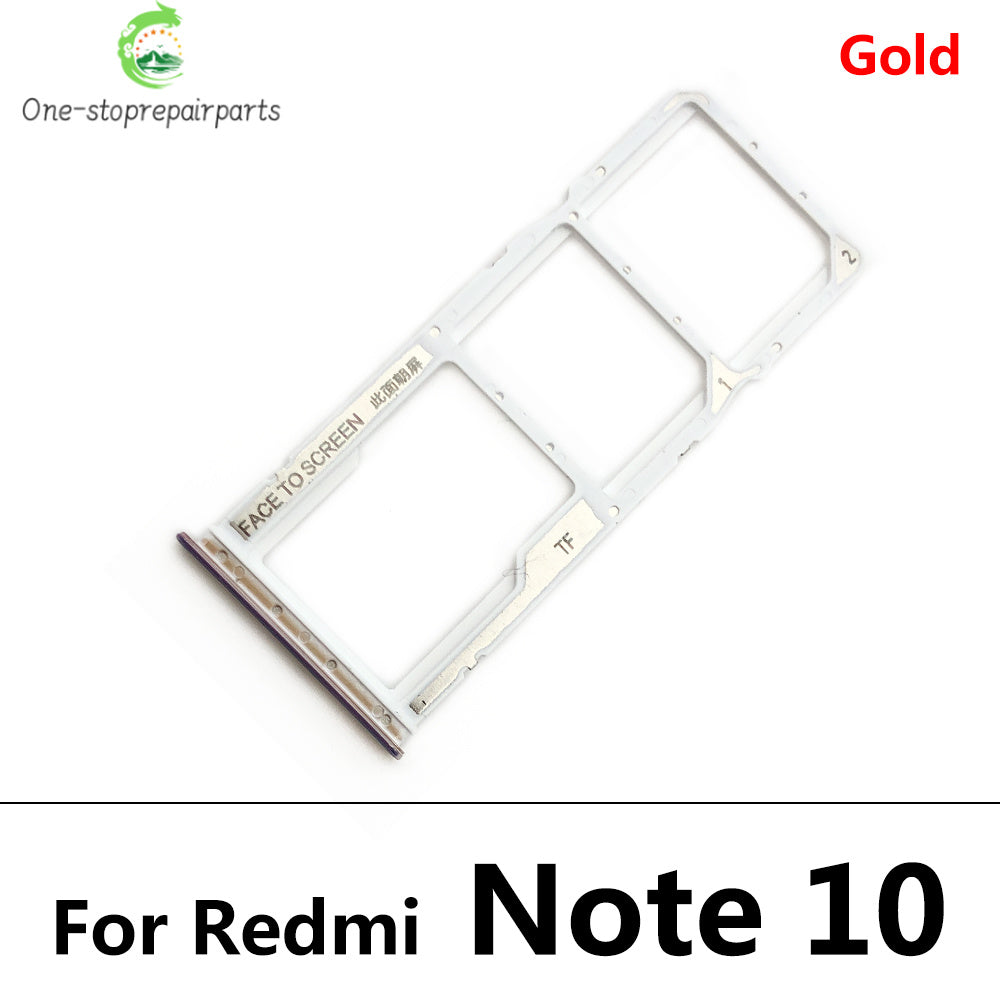 New SIM Card Tray Slot Holder For Xiaomi Redmi Note 7 9 9s 10 Pro Replacement Parts  Xiaomi  Xiao mi phone repair parts