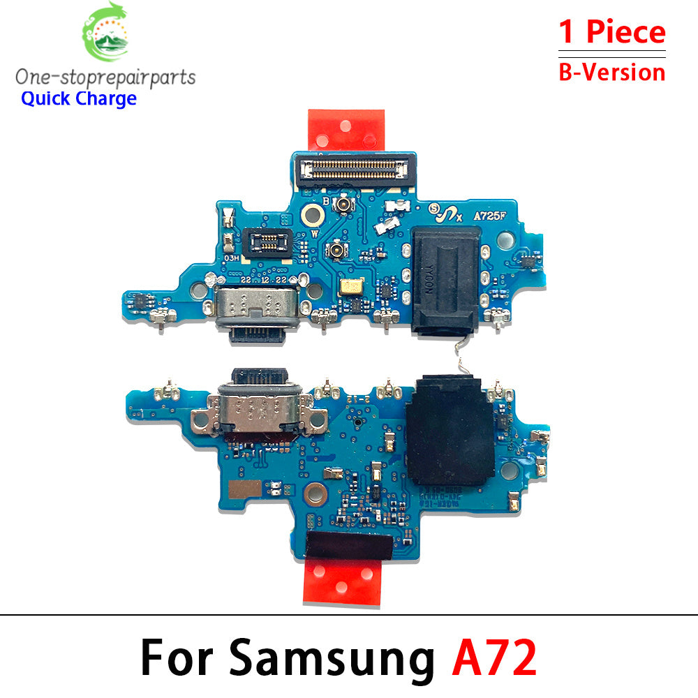 For Samsung A13 A23 A33 A53 A52 A72 A14 A24 A34 A54 4G 5G USB Charging Port Dock Charger Connector Board With Micro Flex Cable Samsung phone repair parts