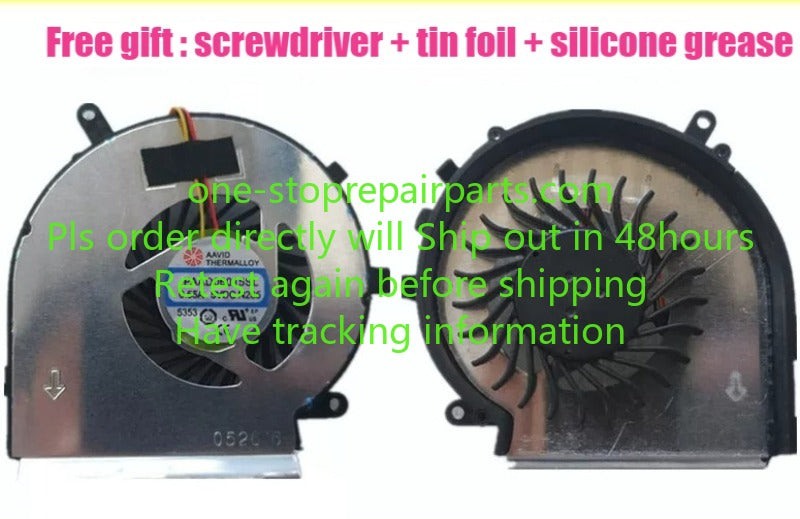 Genuine CPU & GPU Cooling Fan for MSI GE62 GE72 PE60 PE70 GL62 GL72 Cooler fans with temperature control