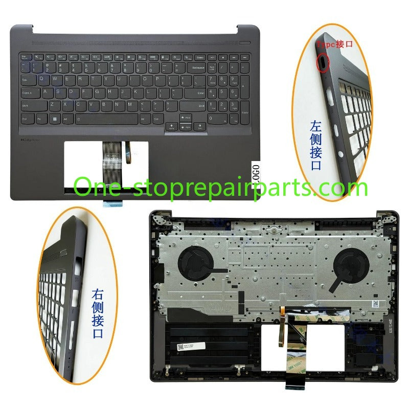 Cover case for Lenovo IdeaPad 5 Pro 16ACH6/16IHU6/16IAH7/16ARH7 2021 82L5 5CB1C75029  5CB1C74938 5CB1C74906 5CB1C74970 5CB1C75002 5B30S19010 Lcd back housing bezel upper topcase keyboard palmrest lower bottom cover Lenovo Laptop repair