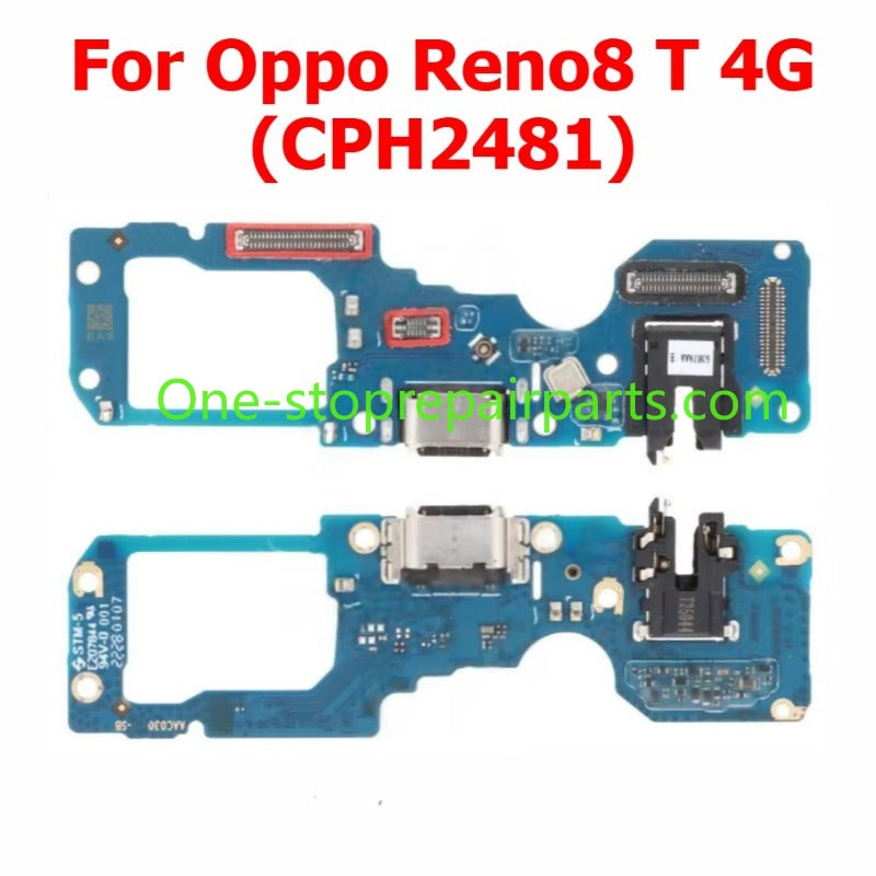 Charge Board For OPPO Reno12 Reno11 Reno10 Reno8 T Reno 12 11 F 10 Pro 10X Zoom 8T 8 Lite 5G Charging Port Plate Usb Connector Oppo phone repair parts