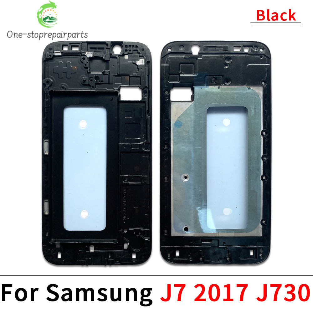 Middle Frame Front Bezel Cover Chassis Housing Back Plate LCD Holder For Samsung J4 J5 J6 J7 Prime Plus Core 2017 J530 J730 J610 Samsung phone repair parts