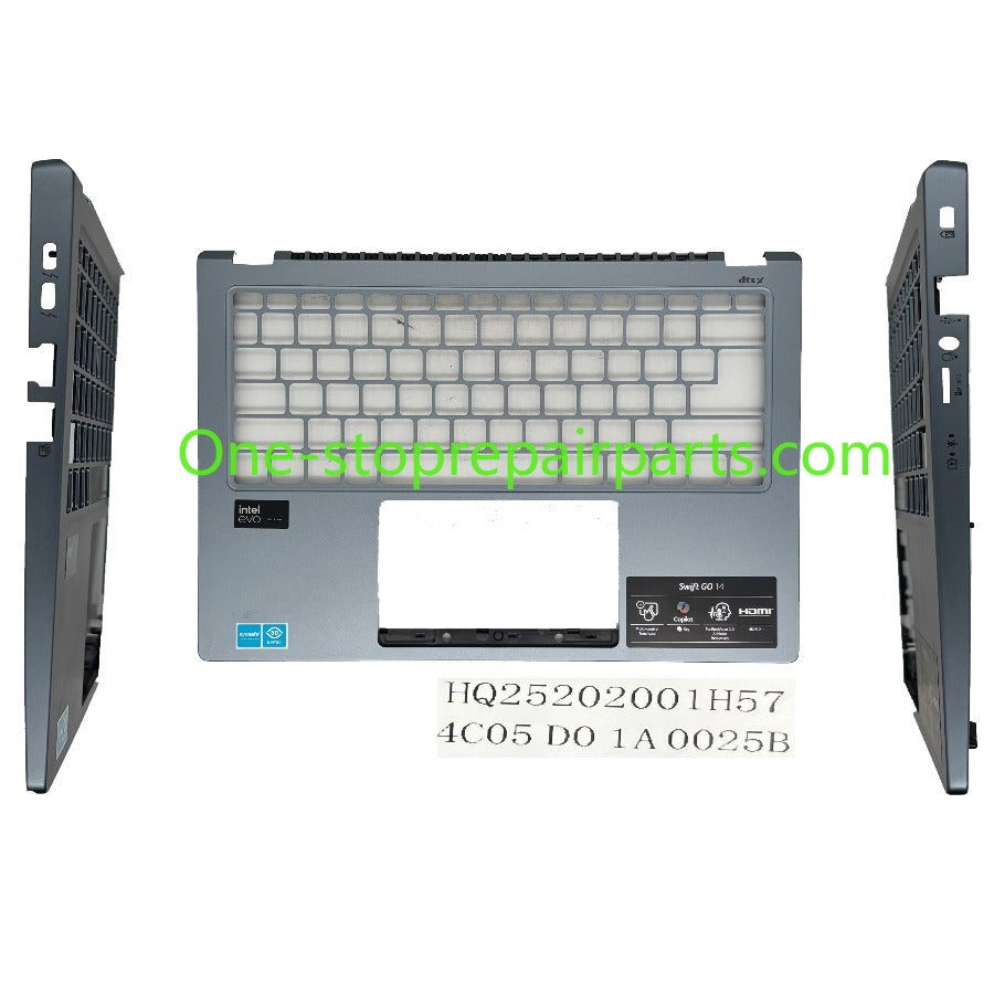 Cover case For Acer Swift Go 14 SFG14-73-5753 53HY SFG14-73 SFG14-71 N24H1 Lcd back housing bezel frame topcase upper palmrest bottom hinge cover Acer laptop repair parts