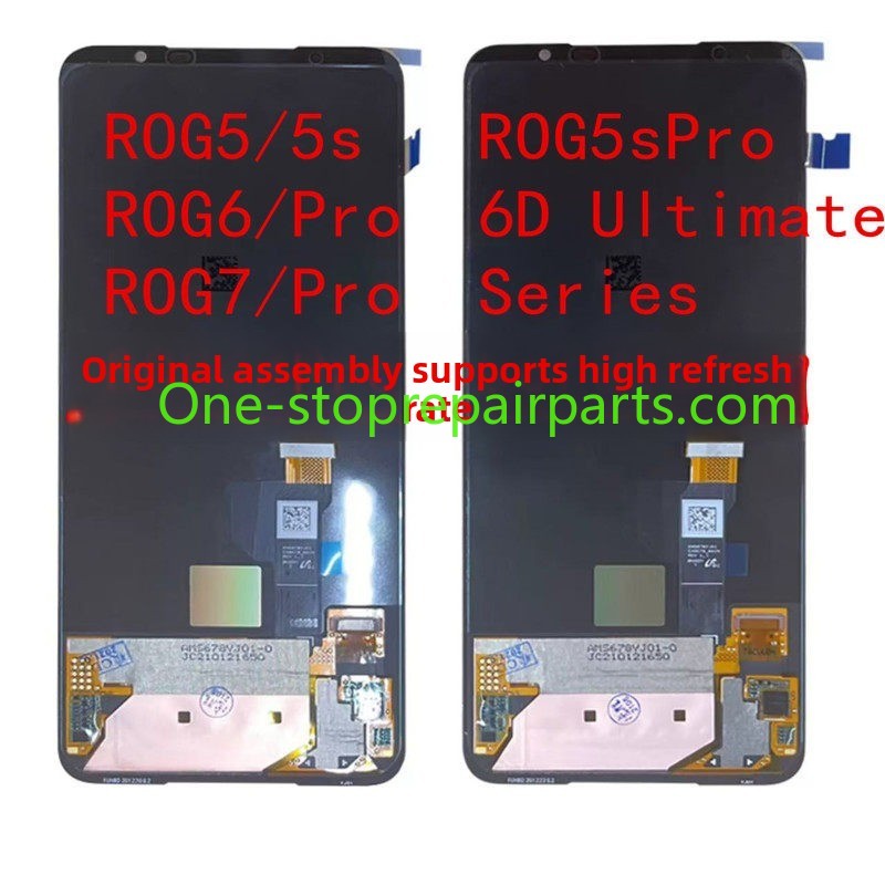 LCD touch screen assembly for ASUS ROG Phone 5 5s 6 Pro 6D 7 Pro Series Ultimate AI2201 AI2203 AI2205 EXP21 zs675kw zs673ks zs676ks i005DA touch panel digitizer frame glass