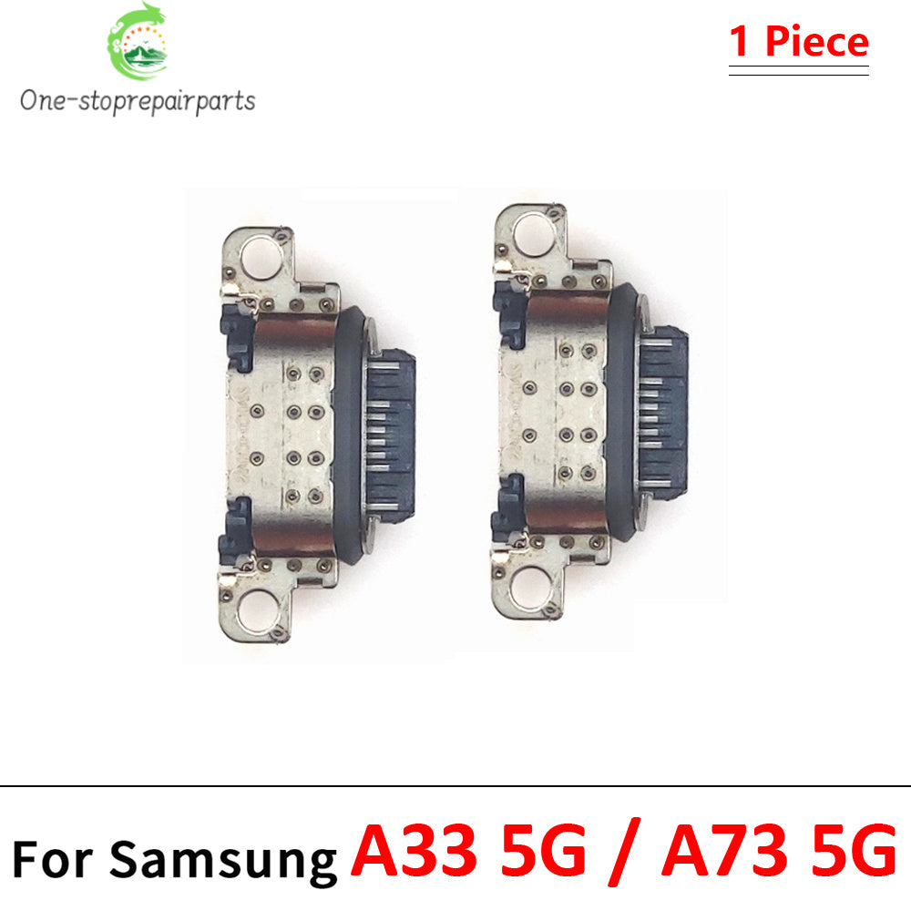 10Pcs, Micro USB socket connector charger Charging Port For Samsung A14 A04 A04s A04E A24 A34 A54 A05 A05s A13 A23 A33 A53 4G 5G Samsung phone repair parts