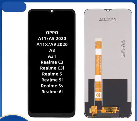 LCD touch screen assembly  for OPPO A5 2020 A9 A8 A11 screen assembly Realme C3 5i 6i mobile phone LCD digitizer glass panel display