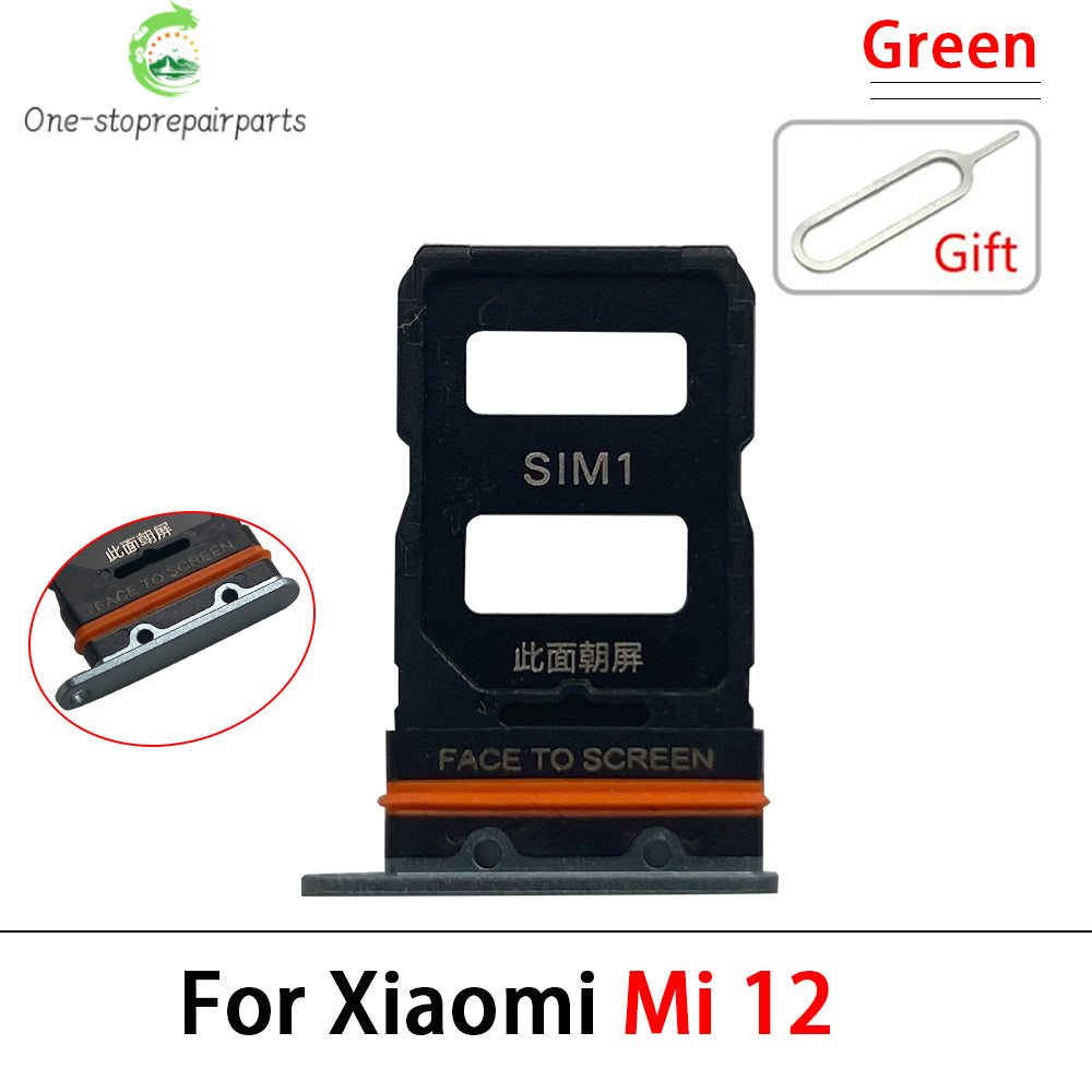New For Xiaomi Mi 12 12T Pro 12 Lite 12s SIM Card Slot SD Card Tray Holder Adapter Replacement Parts  Xiaomi  Xiao mi phone repair parts
