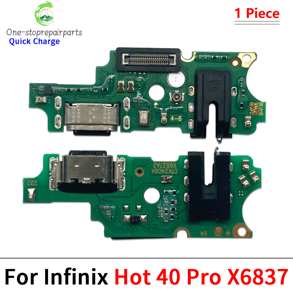 USB Charge Port Dock Connector Charging Board Flex Cable For infinix Hot 9 10 10i 10s 10T 11 11s 12 20 20i 30i 30 40 Play Pro 5G  infinix phone repair parts